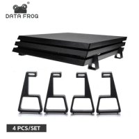 DATA FROG 4PCS Cooling Horizontal Version Bracket For PS4 Heighten Stand Feet For PS4 Slim Pro Holder Stand For PS4 Accessories