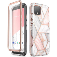 i-Blason Cosmo保護殼,適用於Google Pixel 4 5.7英寸(2019年發布),帶有內置屏幕保護膜