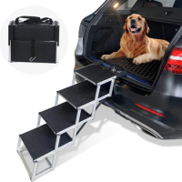 aluminium dog stairs foldable pet dog car steps stairs for large dogs ladder pet ramp
