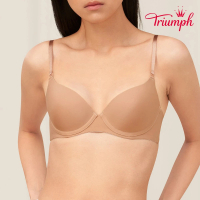 Triumph 黛安芬 身體底妝輕薄透T-Shirt胸罩內衣B-C罩杯(經典裸色)