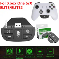 For Xbox ONE Stereo Headset Adapter with 3.5mm Audio Jack Headphone Game Controller Sound Enhancer for Xbox One S/X/XSX/XSS/ELIT