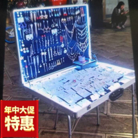 夜市首飾擺攤箱子飾品箱耳環地攤展示架多功能移動攤位便攜地攤箱