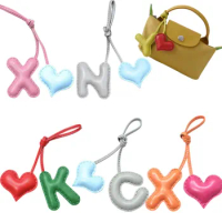 Bag Pendant For Longchamp Bag Charm Sheepskin Letter Love Pendant, Car High-end Keychain Accessory