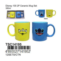 Disney's 迪士尼 (NET) D100 三眼仔陶瓷對杯套裝 1pc