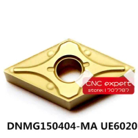 10PCS DNMG150404-MA UE6020/DNMG150408-MA UE6020. cutting blade, turning tip,Suitable for MDJNR MDQNR Series Lathe Tool