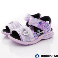★日本月星Moonstar機能童鞋涼鞋系列公主涼鞋款5147紫(中小童段)