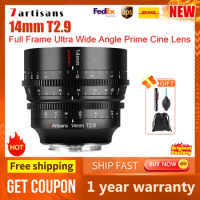7artisans 14mm T2.9 Spectrum Series Prime Cine Lens Full Frame Ultra Wide Angle Lens for Canon RF for Sony E for Nikon Z Leica L