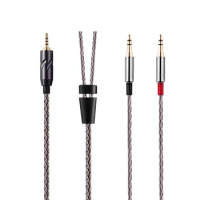 16-core braided 6N 2.5mm balanced OCC Audio Cable For Denon D9200 D7100 D7200 D600 D5200 Klipsch Heritage HP-3 Over-Ear headphon