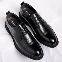 Men's Shoes New Business Formal Leather Shoes Men's Genuine Leather Casual Breathable British Fashio