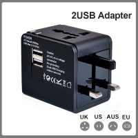 Global Universal Adapter Plug PD 35W 3USB+2Type-C Port International Travel Adapter 2.1A Fast Chargi
