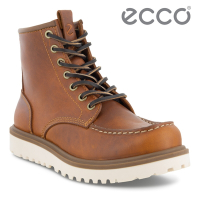 ECCO STAKER W 適酷英式經典高筒工裝靴 女鞋 棕色