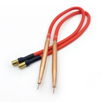 DIY Pulse Welding Spot Welding Pen Pure Copper Cable Alumina Brazing Needle Made For Spot Welding Machine Welding 18650 26650