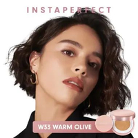 Instaperfect Skincover Air Cushion SPF 50 PA++++ Transfer-Resistant Bedak Cair Wardah Tahan Lama 33 