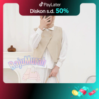 BM - NUNA VEST Wanita / Basic Vest Wanita / Vest Linen Atasan Wanita Crop