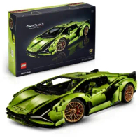 【LEGO 樂高】科技系列 Lamborghini Sian FKP 37 42115 跑車 林寶(42115)