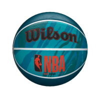 【WILSON】NBA DRV系列 PLUS 火紋藍 橡膠 籃球(7號球)