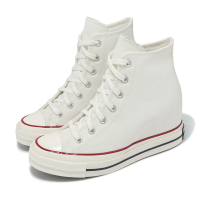 Converse 休閒鞋 Chuck 70 Wedge HI 女鞋 米白 1970 復古 奶油底 增高鞋墊 帆布鞋 A12562C
