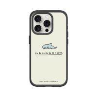 【RHINOSHIELD 犀牛盾】iPhone 15/Plus/Pro/Max SolidSuit背蓋手機殼/鯊魚(I Love Doodle)