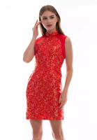 VOERIN Voerin Mei Hua Cheongsam Dress Wanita