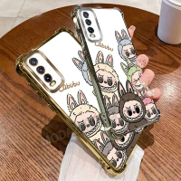 เคสโทรศัพท์สำหรับ Vivo Y12S เคสนิ่มซิลิโคนและ TPU ชุบเคลือบ กันกระแทก ลายการ์ตูน สำหรับ VIVO Y12a/V2