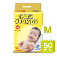 Prokids小淘氣 透氣乾爽嬰兒紙尿褲/尿布(M 50片/包購)