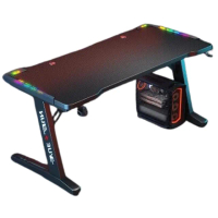 【耐家旗艦店】人體工學電競桌附帶水杯架+耳機架-150x60x75cm(電競電腦桌/電腦桌/工作桌/學習桌/預售15天)