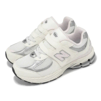 【NEW BALANCE】休閒鞋 2002R 中童 寬楦 海鹽 粉紅花岡岩 小朋友 魔鬼氈 千禧跑鞋 NB(PV2002PN-W)