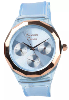 Alexandre Christie Alexandre Christie - Chronograph Watch - Blue - Resin Strap - 2808BFRRGLBLB