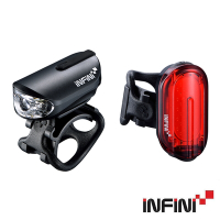 《INFINI》I-210PR USB充電燈組 I-210P+210R前燈+後燈/車燈/警示/照明