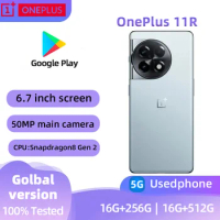 Oneplus 11R 5G SmartPhone CPU Qualcomm Snapdragon 8+Gen1 Battery capacity 5000mAh 50MP Camera original used phone