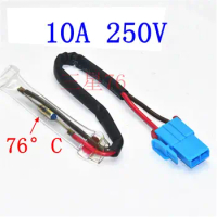 Thermal Fuse Defrost Sensor for Samsung Fridge Freezers Replacement Defrosting Temperature Fuse Refrigerator Accessories 76°C