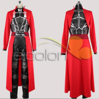 Fate/stay Night Saber Emiya Archer Cosplay Costume Red Uniform Custom-made