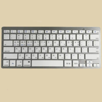 Ultra-Slim Korean ,Russian Bluetooth Keyboard Compatible with iPad Pro 11 / 12.9, iPad 9.7 Inch, iPa