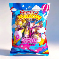 ChompChomp Mallow ASSORTED ICE CREAM [1 BAG : 24 x 4g] - Marshmallow Isi Jeli Bentuk Es Krim Camilan