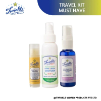 [SG Local Made] Twinkle BABY Travel Kit (ANTI-DUST MITE ROOOM/LINE SPRAY 30ML, 3-IN-1 HAND&BODY SANI