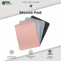 GROTIC Mouse Pad 27 x 21cm Alas Mouse Premium PVC Polos Anti-Slip - Abu-abu