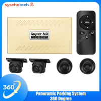 Syschotech Vehicle Camera Car Rear View Camera Rear View Back Parking Monitor 360 Degree Universal Auto Camera HD CCD Front