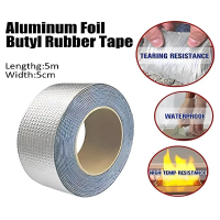 READY STOCK Waterproof Tape Waterproof Adhesive Repair Tape Tool House Professional Aluminum Foil Ad