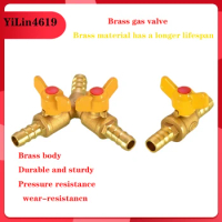 Gas Three-way Valve Gas Hose Natural Gas Pipe Intubation Gas Connector LPG Three-way Ball Valve Fittings