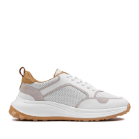 Prabu - Perdana White Sepatu Kulit Sneakers Pria Putih