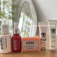 Set trial Reju Eada Dermasthetics Skincare untuk Jeragat, Kering, Normal, dan Kusam -