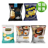 華元 波的多洋芋片34gX10包入/箱-鹽之花/黑胡椒牛排/鹹蛋黃/焗烤起司/香煎荷包蛋