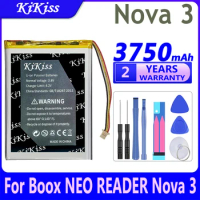 3750mAh KiKiss Powerful Battery for Onyx Boox NEO READER Nova 3 Nova3 Electronic Reader High Capacity Replacement Batteries