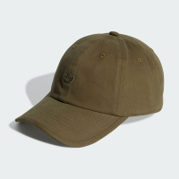 ADIDAS PE DAD CAP 三葉草 棒球帽-橄欖綠-IS4637