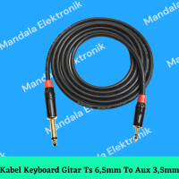 KABEL JACK CONVERTE 3.5 TO 6.5 GITAR KEYBOARD BASS 10M HIGH QUALITY - HOPE ONE