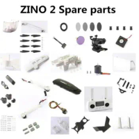 Hubsan ZINO2 ZINO 2 RC drone Spare parts motor arm blade ESC shell foot Flat Cable Remote control Charging line
