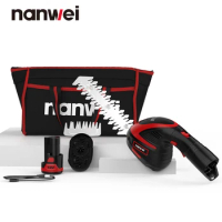 Nanwei 12V Household Small Lawn Mower Lithium Electric Lawn Mower Hedge Mower Lawn Trimmer