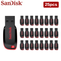 25pcs/lot SanDisk usb flash drive CZ50 16GB 32GB 64GB flash disk usb flash drive plastic Memory Stick USB Stick Pen Drive