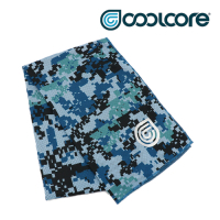 【COOLCORE】 CHILL SPORT 涼感運動巾 數位迷彩藍 BLUE DIGI CAMO