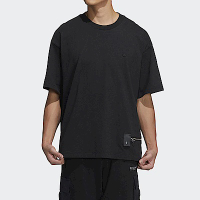 Adidas Original Zipper Ss Tee HH9438 男 短袖上衣 T恤 運動 休閒 國際版 黑
